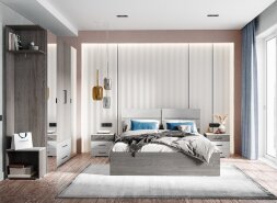 Шкаф угловой Теана, анкор светлый