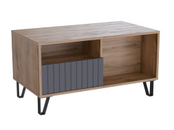 Журнальный стол Ливерпуль, вотан/графит софт 